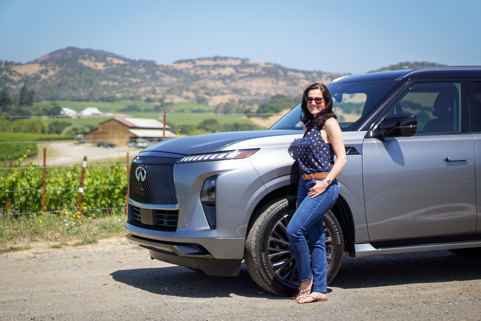The 2025 INFINITI QX80 Debuts Luxurious Styling & Advanced Technology at The INFINITI QX80 Drive Experience in Napa Valley