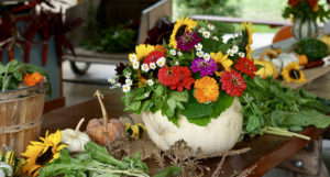 DIY Pumpkin Flower Centerpiece Tutorial