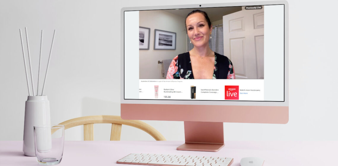 Inspiring Beauty Amazon Live Stream with Christina-Lauren Pollack