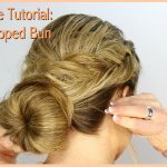 DIY Hairstyle Tutorial: Fishtail Wrapped Bun DIY Hairstyle Tutorial – Fishtail Wrapped Bun